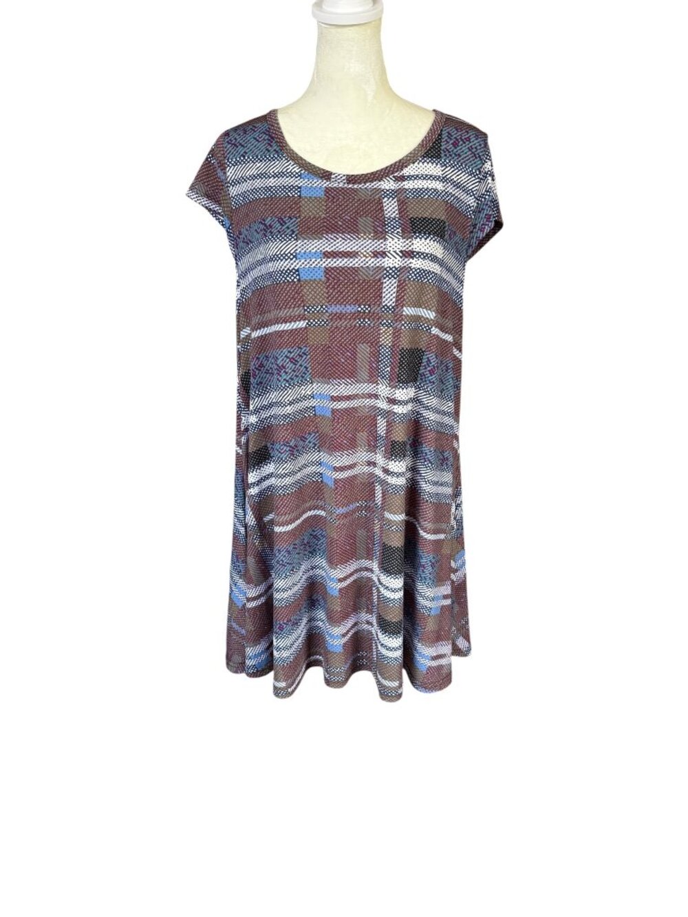 Arianna by Howard's women's multicolored stretchy shift dress size S/M